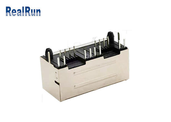 El SGS de Jack modular del conector del PWB 8P8C RJ45 con el LED protegió