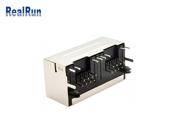 El SGS de Jack modular del conector del PWB 8P8C RJ45 con el LED protegió