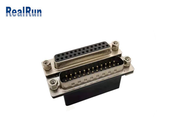 Conector sub del Pin SPCC D del dr 25 varón de 90 grados a la hembra con el arpón