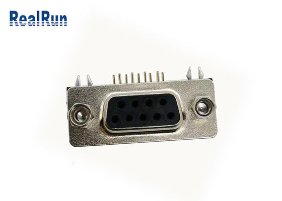 Pin sub de ángulo recto de VGA dr 9 del conector del aislador D de 1000VAC PBT