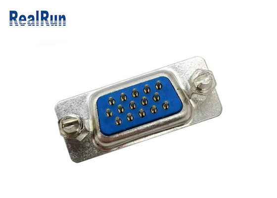 Soldadura SUB masculina del conector UL94V-0 del jefe D del Pin PBT de HDP 15