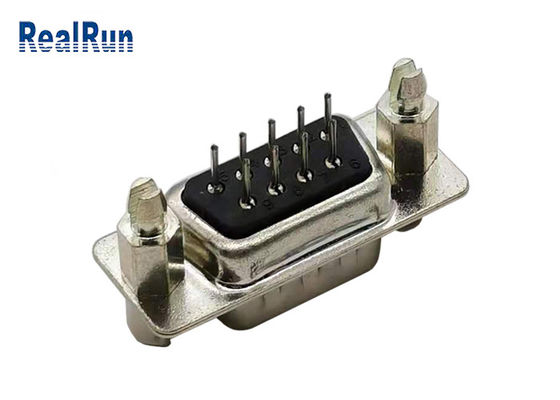 Conector sub PBT del Pin ISO9001 D del varón 1A 9 del DP Vga de 180 grados