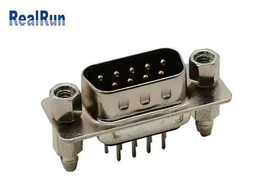 Conector sub PBT del Pin ISO9001 D del varón 1A 9 del DP Vga de 180 grados