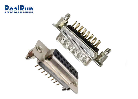 Conector SUB recto PBT hembra-varón del PWB 1000VAC D del Pin del DP 15