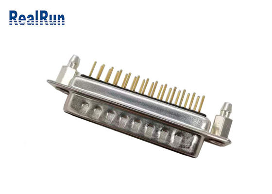 INMERSIÓN dual sub de la fila del Pin VGA del DP 25 del conector de UL94V-0 500VAC D
