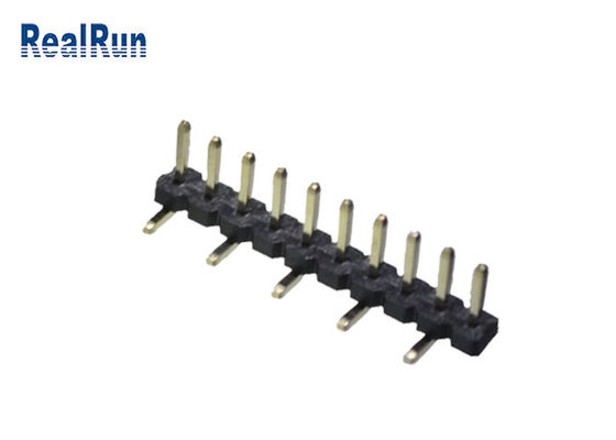 Fila vertical PA6T de PA6T SMT SMD Pin Header Connector 2.0m m sola