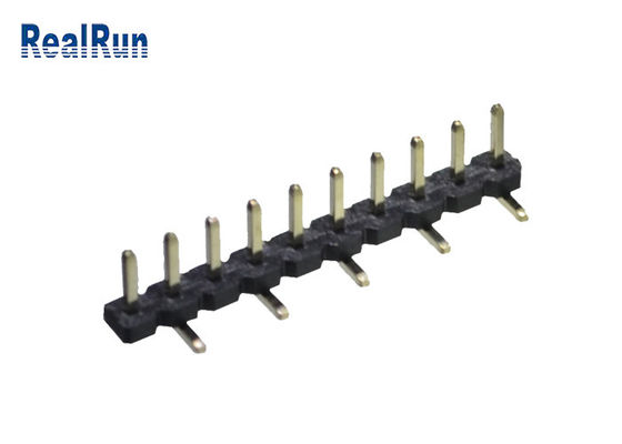 Fila vertical PA6T de PA6T SMT SMD Pin Header Connector 2.0m m sola