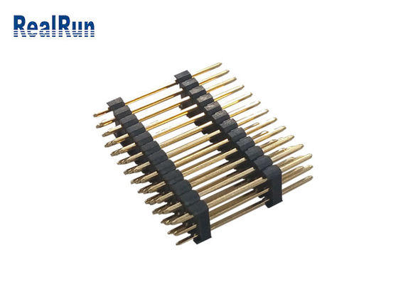 Pin plateado oro de la fila 36 del conector H2.5mm tres de la INMERSIÓN de 3.0Amp PBT
