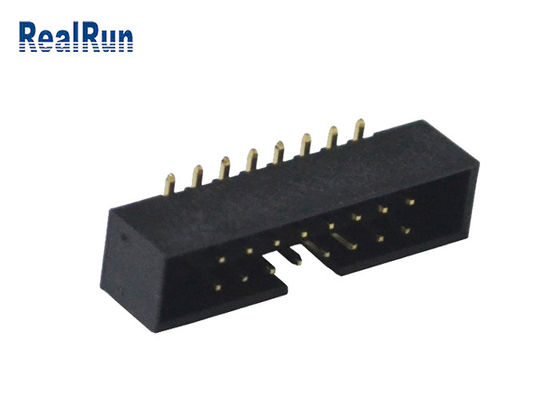 Plástico dual del negro del jefe PA6T de la caja de SMT de la fila de la echada 2.0m m