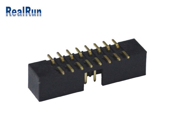Plástico dual del negro del jefe PA6T de la caja de SMT de la fila de la echada 2.0m m