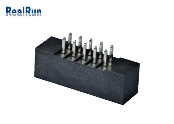 Jefe 18 26 Pin Connector PA6T PBT de la caja de la INMERSIÓN de la echada de UL94V-0 2.54m m