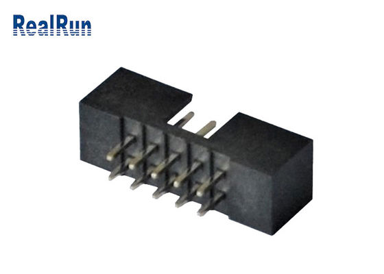 Jefe 18 26 Pin Connector PA6T PBT de la caja de la INMERSIÓN de la echada de UL94V-0 2.54m m