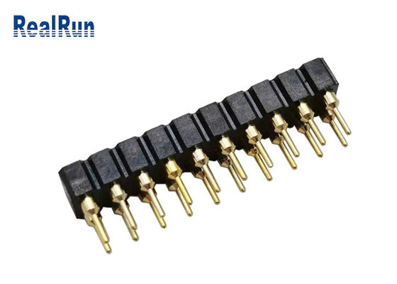 INMERSIÓN Pin Female Header 20 Pin Dual Row Socket Connector de PBT 2.54m m