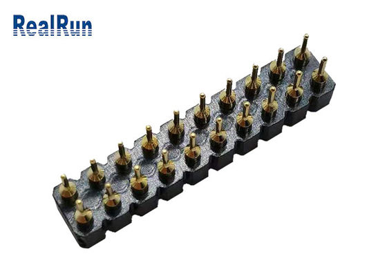 INMERSIÓN Pin Female Header 20 Pin Dual Row Socket Connector de PBT 2.54m m