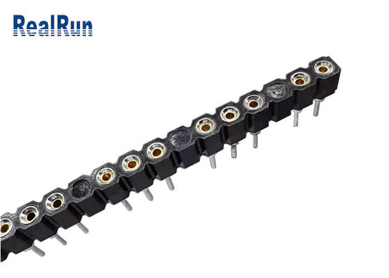 Echada 2.54m m 180 Pin recto de Pin Header UL94V-0 1*30 del grado