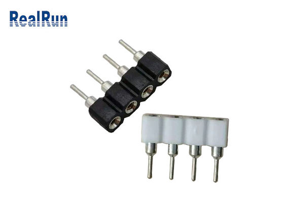 inmersión terminal femenina de la fila 4P del conector 1 del oro 1000V RMS de 2.54m m