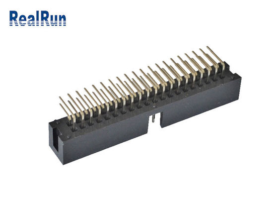 Jefe vertical 2*4 8 Pin Machined Solder PA6T de la caja del PWB 2.54m m SMT