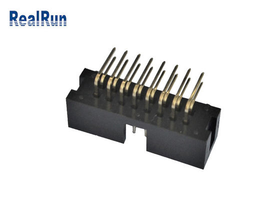 jefe masculino de la caja de la altura del conector 9.0m m del enchufe masculino del PWB de 2.54m m IDC