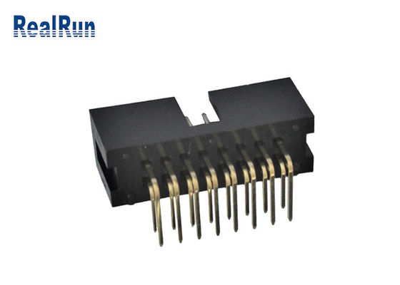 jefe masculino de la caja de la altura del conector 9.0m m del enchufe masculino del PWB de 2.54m m IDC