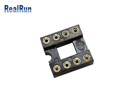 Conector femenino UL94V-0 8P recto del jefe del zócalo de la echada 2.54m m IC