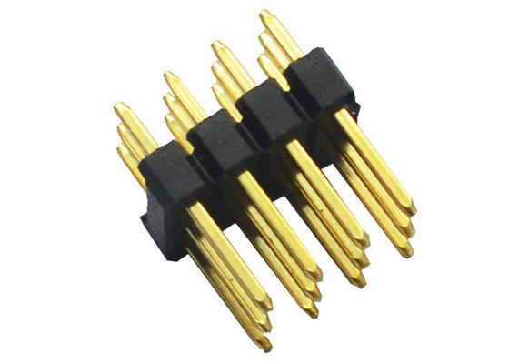 INMERSIÓN del Pin 180° del conector 3*4 12 del jefe de la soldadura de la echada de PA6T 2.54m m