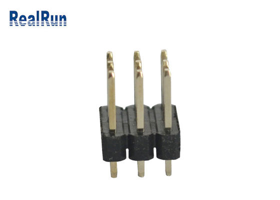 INMERSIÓN del Pin 180° del conector 3*4 12 del jefe de la soldadura de la echada de PA6T 2.54m m