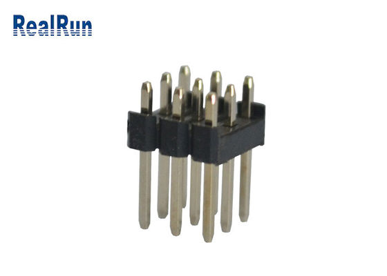 INMERSIÓN del Pin 180° del conector 3*4 12 del jefe de la soldadura de la echada de PA6T 2.54m m
