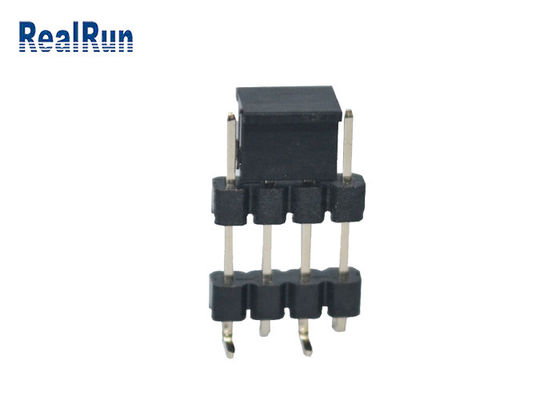 UL94V-0 conector masculino del jefe del PWB del latón PA6T 2.0m m SMT Pin Header 2amp