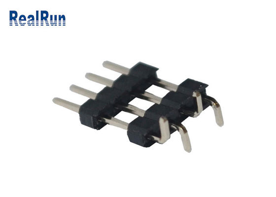 UL94V-0 conector masculino del jefe del PWB del latón PA6T 2.0m m SMT Pin Header 2amp