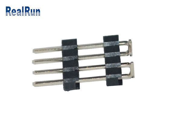 UL94V-0 conector masculino del jefe del PWB del latón PA6T 2.0m m SMT Pin Header 2amp
