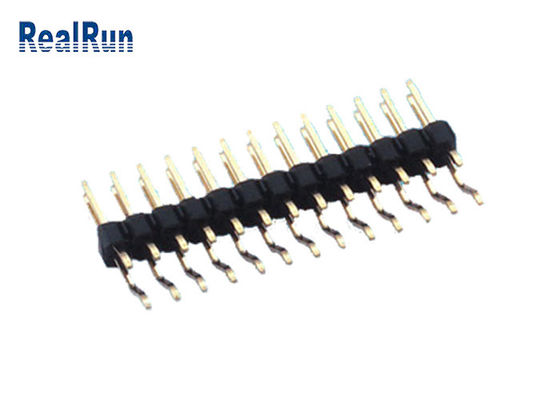Pin horizontal PA6T de SMD 1000VAC PA6T Pin Header Gold Flash 36