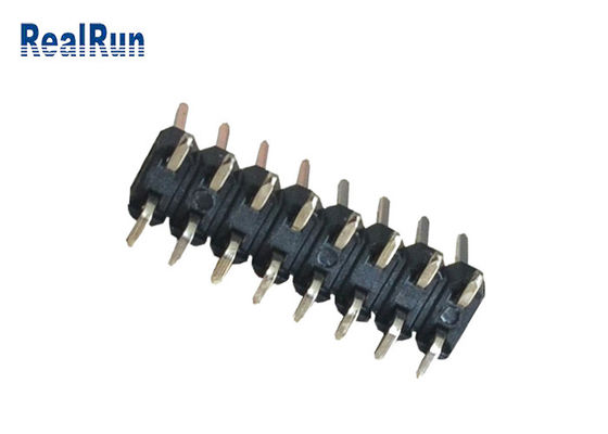 Echada 2.54m m UL94V-0 del SGS PA6T 16 Pin Header Connector Dual Row