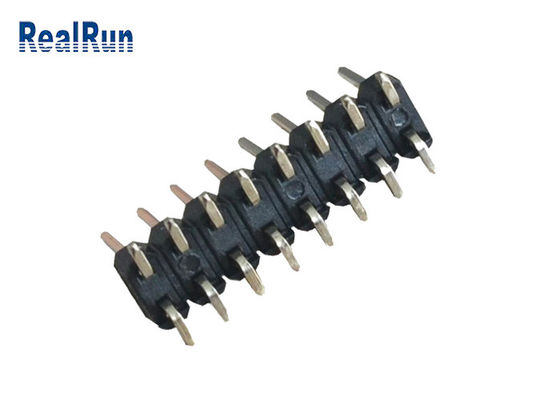 Echada 2.54m m UL94V-0 del SGS PA6T 16 Pin Header Connector Dual Row