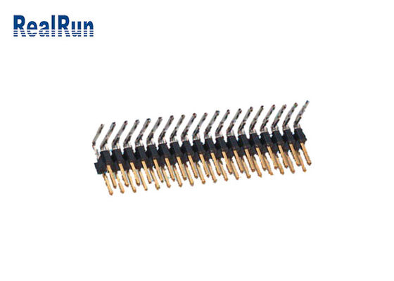 fila dual Pin Header del SGS Pin Header Connector UL94V-0 DC500V de 2*18P PBT