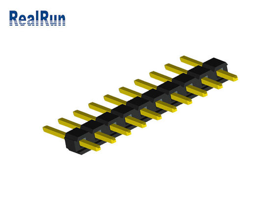 solo conector del tablero del PWB de Pin Header PA6T PBT de la fila de 1x10P UL94V-0