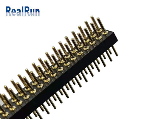 Ronda Pin Header Straight 70P LCP UL94V-0 de la altura de PA6T PPS 1.9m m