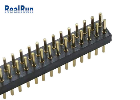Ronda Pin Header Straight 70P LCP UL94V-0 de la altura de PA6T PPS 1.9m m