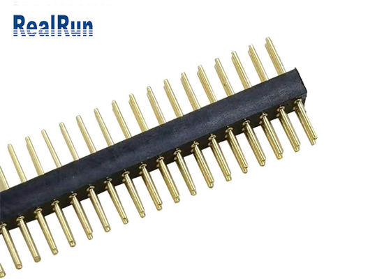 Ronda Pin Header Straight 70P LCP UL94V-0 de la altura de PA6T PPS 1.9m m