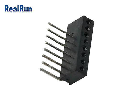 Altura 4.1m m Pin Header redondo L8.6mm de PA6T PPS de ángulo recto