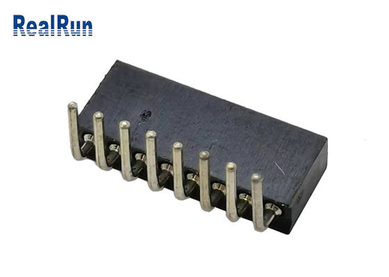 Altura 4.1m m Pin Header redondo L8.6mm de PA6T PPS de ángulo recto