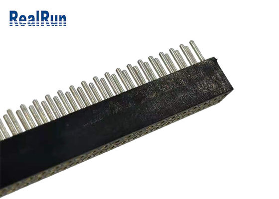PPS LCP alrededor del latón femenino H59-3 PA6T del poliéster de Pin Header UL94V-0