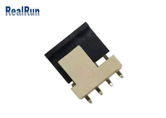Malposition L11.5 4 de cobre amarillo Pin Wafer Connector LCP 2510 con el poste del casquillo