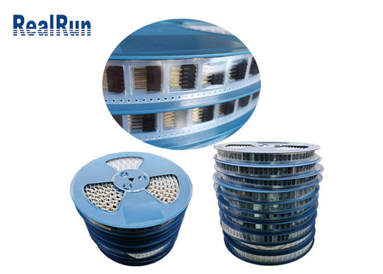 Tablero de Pin Header PA6T LCP de la fila del doble de ISO9001 10P PBT para subir al conector