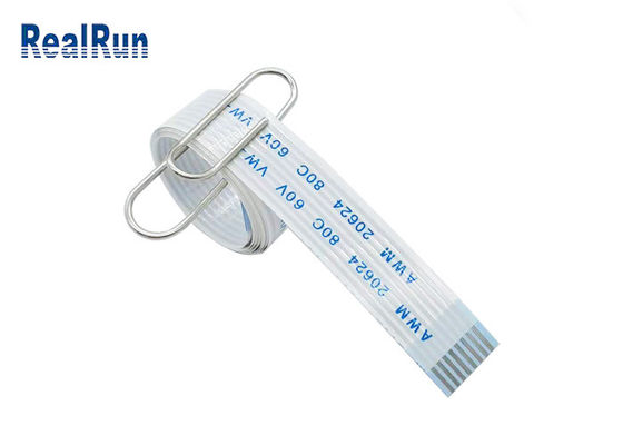 cable flexible Tin Plated AWM 20624 80C 60V VW-1 1.0m m del ANIMAL DOMÉSTICO FFC de 8P 500AC