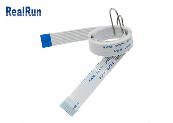 cable de cinta plano flexible de la longitud 43um del cable de cinta del 1000M Ohm 500AC FPC 1670m m