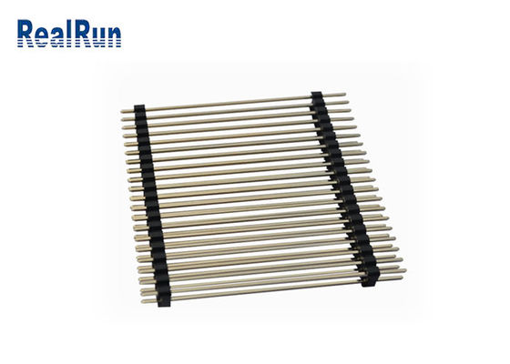 Conector de cobre amarillo del PWB de PA6T LCP 0.75A Pin Header Connector Gold Flash