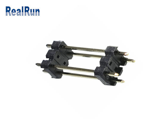 Inmersión de Pin Header Connector 2.54m m de la fibra de PA6T PBT LCP a través del agujero 0.75A