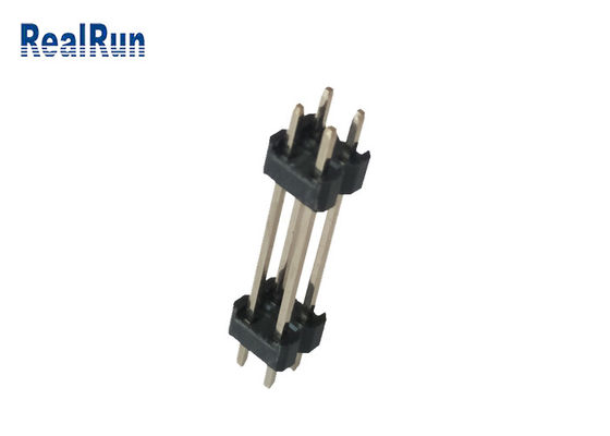Suelde PA6T DC 0,75 varones DC 0.75A del PWB de Pin Header Connector H2.5 4P