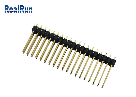 Minuto de la inmersión 2*19P 500VAC/del PWB Pin Connector 2.54m m del aislador de UL94V-0 PA6T