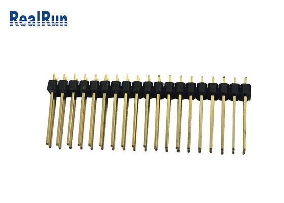 Minuto de la inmersión 2*19P 500VAC/del PWB Pin Connector 2.54m m del aislador de UL94V-0 PA6T